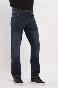 Lee Cooper - Blugi de barbat regular cu aspect usor decolorat