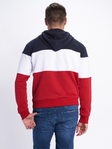 Lee Cooper - Hanorac barbat cu gluga si logo