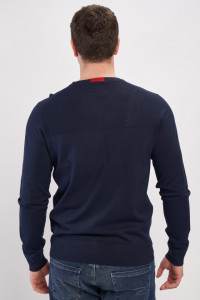 Lee Cooper - Pulover maneca lunga barbat cu detalii contrastante