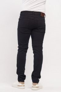 Timeout - Blugi barbat slim de culoare inchisa cu logo