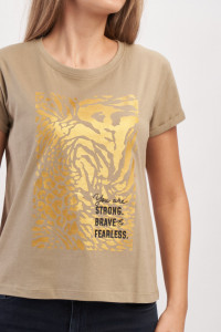 Timeout - Tricou maneca scurta dama cu mesaj motivational