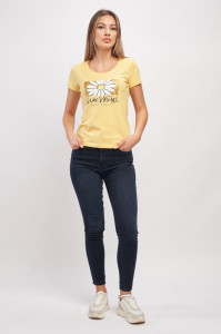 Timeout - Tricou maneca scurta dama cu motive florale