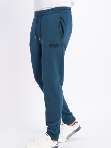 Kenvelo - Pantaloni de trening cu snur pentru ajustare si logo