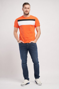 Kenvelo - Tricou de barbat cu model si logo din bumbac