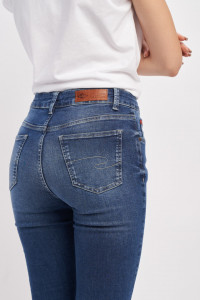 Lee Cooper - Blugi dama skinny cu aspect decolorat