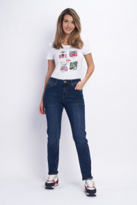 Lee Cooper - Blugi dama slim fit usor prespalati
