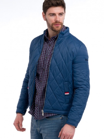 Lee Cooper - Jacheta subtire cu croiala clasica si detaliu aplicat pe buzunar