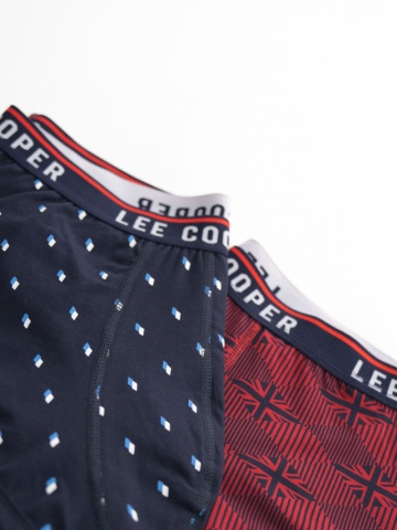 Lee Cooper - Set 2 perechi boxeri cu imprimeu