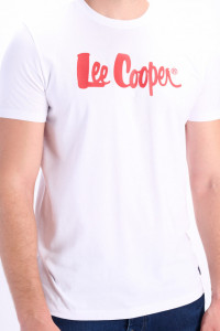Lee Cooper - Tricou barbat cu maneca scurta si logo imprimat