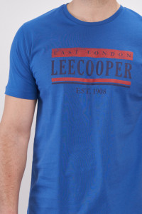 Lee Cooper - Tricou barbat din bumbac cu logo aplicat