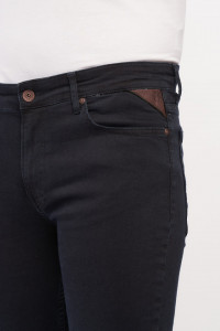 Timeout - Blugi barbat slim de culoare inchisa cu logo