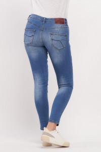 Timeout - Blugi de dama skinny cu aspect decolorat