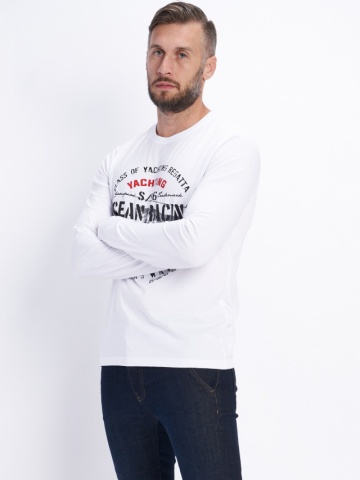Timeout - Bluza barbat cu maneca lunga si imprimeu