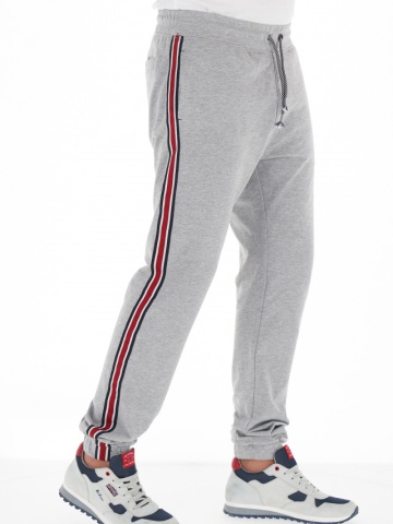 KVL - Pantaloni de trening cu dunga contrastanta pe picior