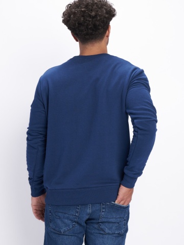 Lee Cooper - Hanorac barbat cu logo si maneca lunga