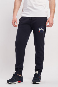 Lee Cooper - Pantaloni sport barbat cu logo aplicat pe picior