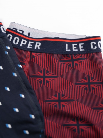 Lee Cooper - Set 2 perechi boxeri cu imprimeu