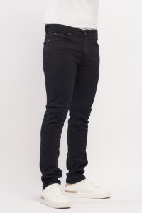Timeout - Blugi barbat slim de culoare inchisa cu logo