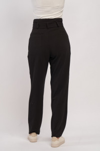 Timeout - Pantaloni lungi dama bufanti cu cordon pentru ajustare