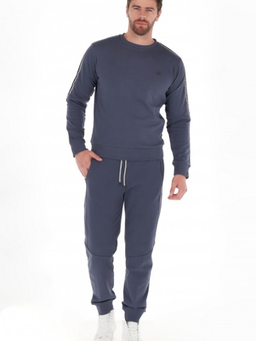 KVL - Pantaloni de trening barbat cu 3 buzunare si logo