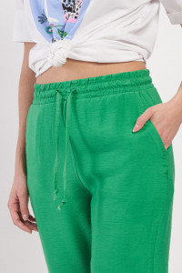 Lee Cooper - Pantaloni lungi de dama subtiri culoare uniforma cu buzunare