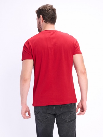 Lee Cooper - Tricou barbat din bumbac cu imprimeu si logo