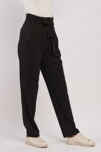 Timeout - Pantaloni lungi dama bufanti cu cordon pentru ajustare