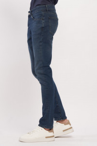 Kenvelo - Blugi slim fit de barbat cu aspect usor prespalat