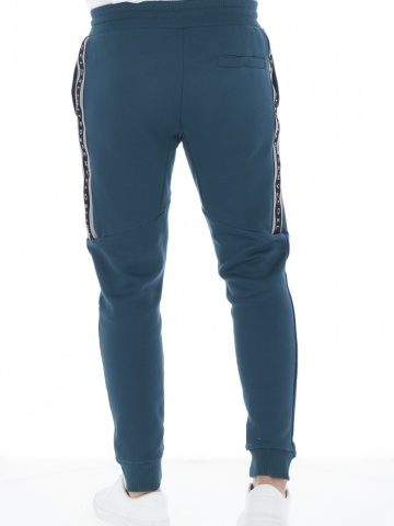 KVL - Pantaloni de trening barbat cu banda logo in lateral