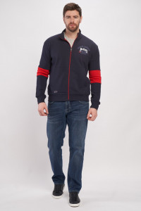 Lee Cooper - Hanorac barbat cu fermoar si logo