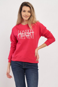 Lee Cooper - Hanorac dama cu logo si imprimeu