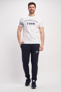 Lee Cooper - Pantaloni sport barbat cu logo aplicat pe picior