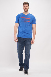 Lee Cooper - Tricou barbat din bumbac cu logo aplicat