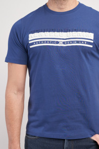 Kenvelo - Tricou maneca scurta barbat cu logo inscriptionat pe piept