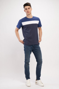 Kenvelo - Blugi slim fit de barbat cu aspect usor prespalat