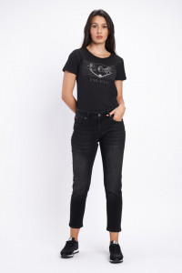 Lee Cooper - Blugi dama cu talie inalta si croiala slim