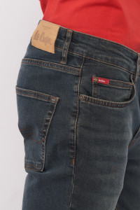 Lee Cooper - Blugi de barbat slim fit usor decolorati