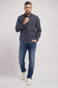 Lee Cooper - Camasa maneca lunga barbat cu nasturi la guler