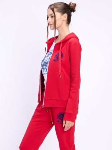 Lee Cooper - Hanorac dama cu gluga si detalii logo