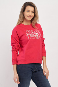Lee Cooper - Hanorac dama cu logo si imprimeu