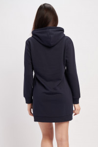 Lee Cooper - Hanorac dama tip rochie cu gluga si snur pentru ajustare