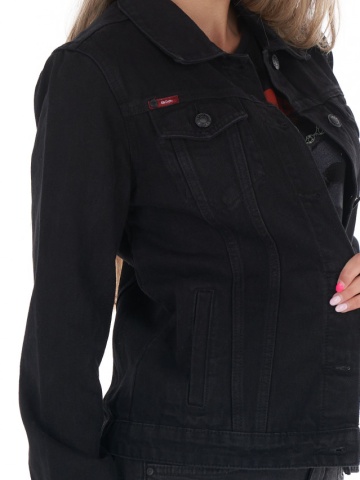 Lee Cooper - Jacheta dama din denim cu buzunare aplicate