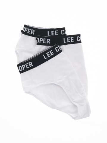 Lee Cooper - Set 3 perechi de chiloti slip cu logo
