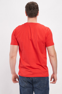 Lee Cooper - Tricou barbat din bumbac cu logo aplicat
