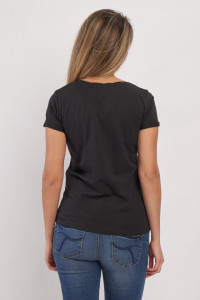 Timeout - Tricou cu maneca scurta dama cu text inscriptionat