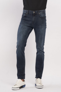Lee Cooper - Blugi de barbat slim fit de culoare inchisa