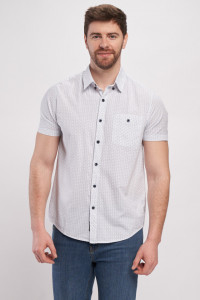 Lee Cooper - Camasa barbat regular cu maneca scurta cu buzunar si model