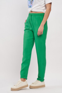 Lee Cooper - Pantaloni lungi de dama subtiri culoare uniforma cu buzunare