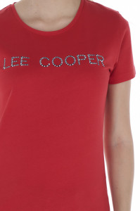 Lee Cooper - Tricou dama cu logo imprimat