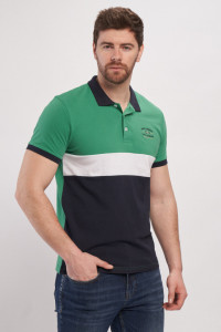 Lee Cooper - Tricou polo barbat in trei culori cu logo